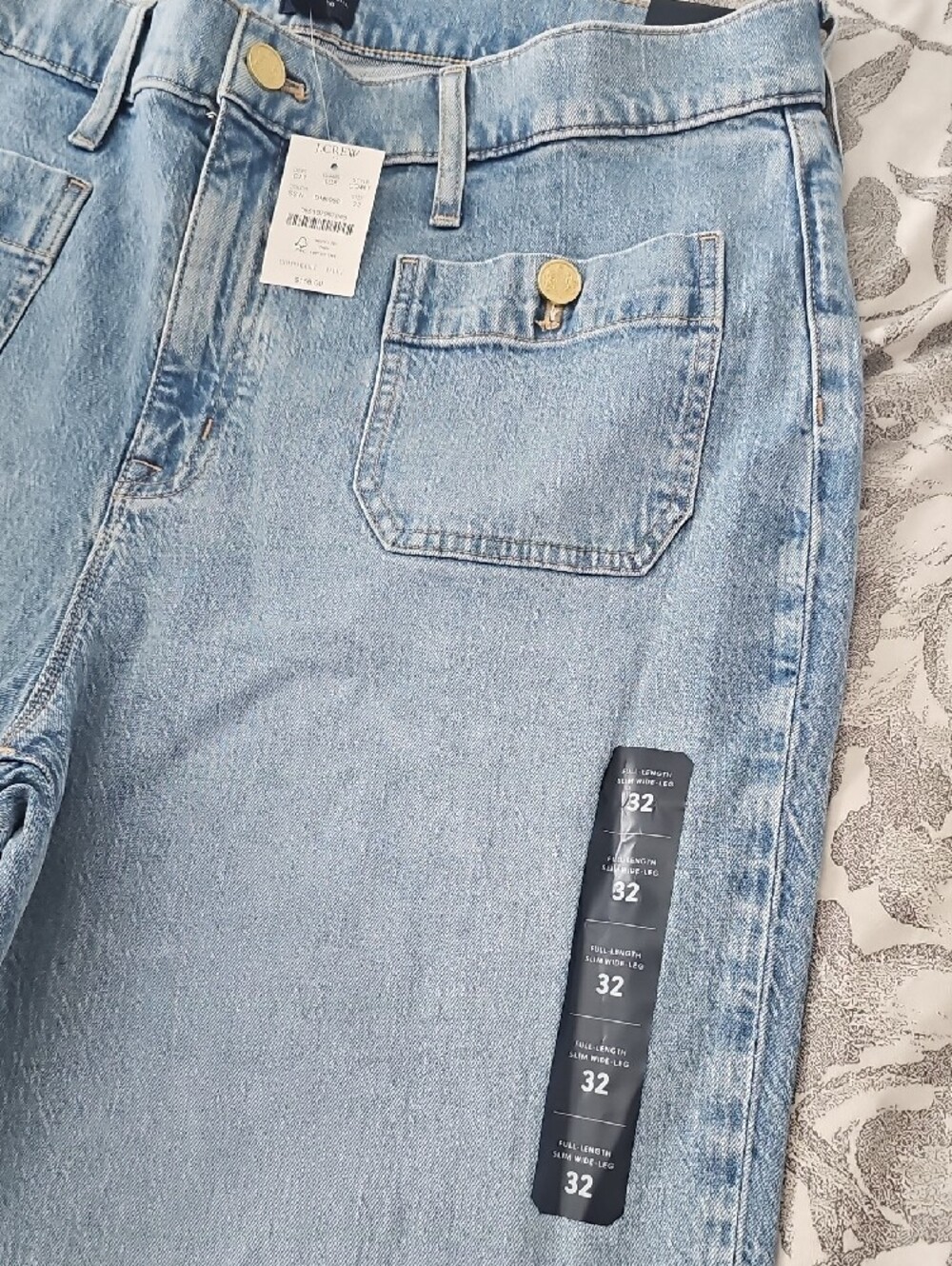 J. Crew Light Blue Straight-Leg Jeans - Picture 2 of 4